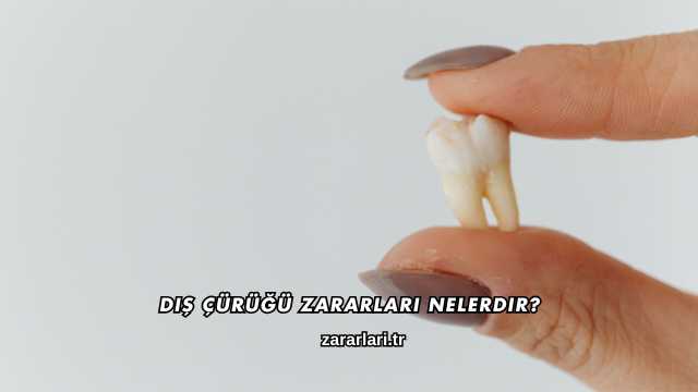 Diş Çürüğü Zararları Nelerdir?