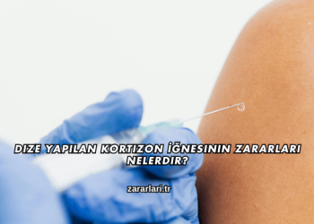 Dize Yapılan Kortizon İğnesinin Zararları Nelerdir?
