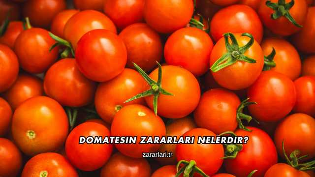 Domatesin Zararları Nelerdir?