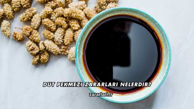 Dut Pekmezi Zararları Nelerdir?
