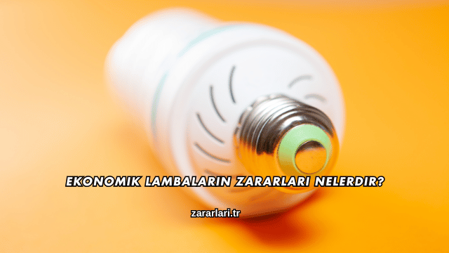 Ekonomik Lambaların Zararları Nelerdir?