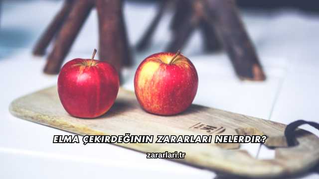 Elma Çekirdeğinin Zararları Nelerdir?