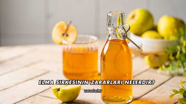 Elma Sirkesinin Zararları Nelerdir?