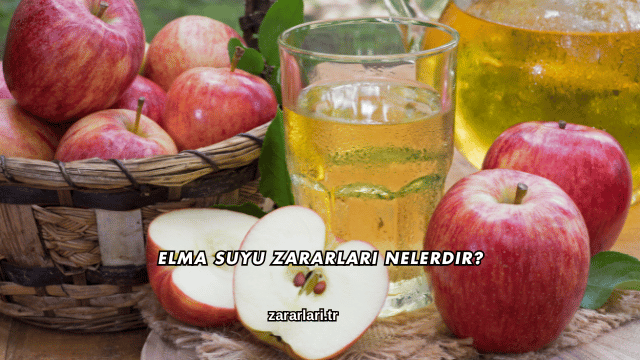 Elma Suyu Zararları Nelerdir?