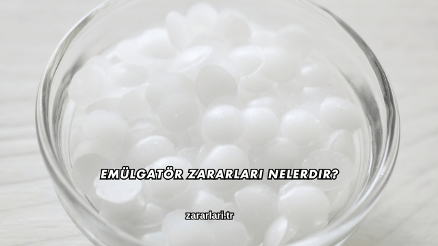 Emülgatör Zararları Nelerdir?