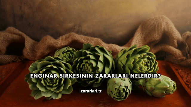 Enginar Sirkesinin Zararları Nelerdir?