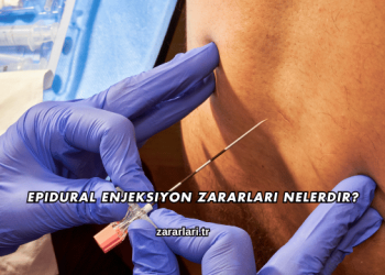 Epidural Enjeksiyon Zararları Nelerdir?