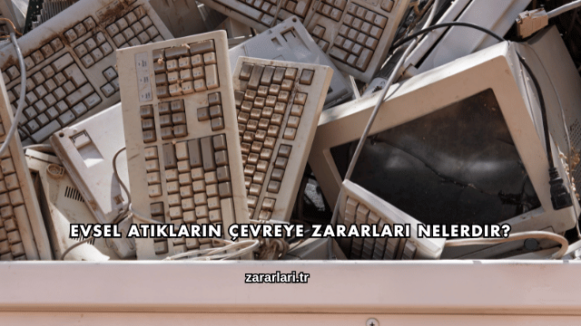 Evsel Atıkların Çevreye Zararları Nelerdir?
