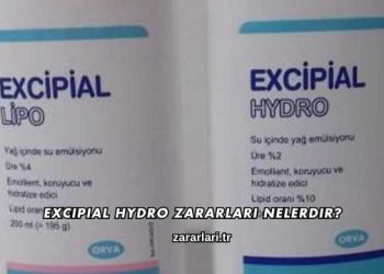 Excipial Hydro Zararları Nelerdir?