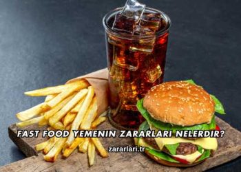 Fast Food Yemenin Zararları Nelerdir?
