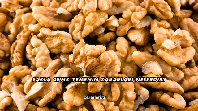 Fazla Ceviz Yemenin Zararları Nelerdir?