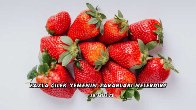 Fazla Çilek Yemenin Zararları Nelerdir?
