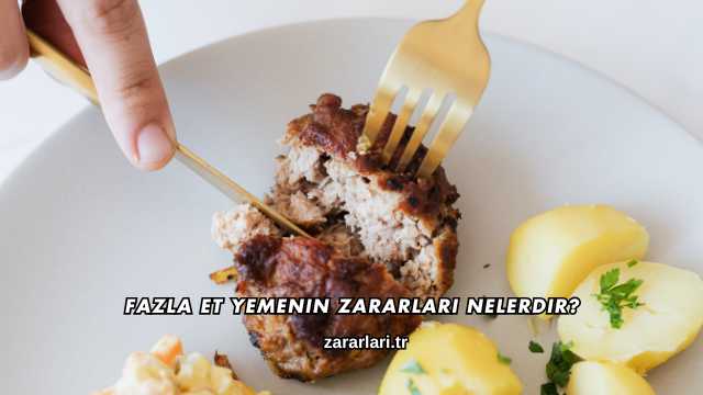 Fazla Et Yemenin Zararları Nelerdir?