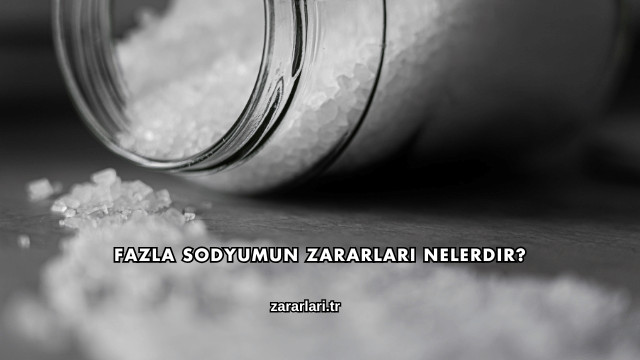Fazla Sodyumun Zararları Nelerdir?