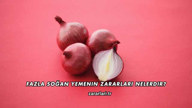Fazla Soğan Yemenin Zararları Nelerdir?