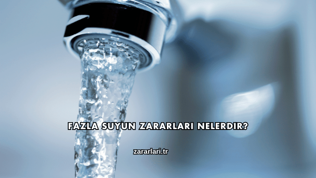 Fazla Suyun Zararları Nelerdir?