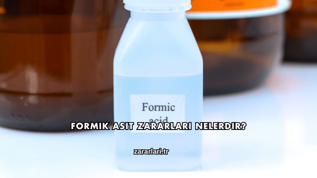 Formik Asit Zararları Nelerdir?