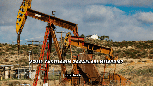 Fosil Yakıtların Zararları Nelerdir?