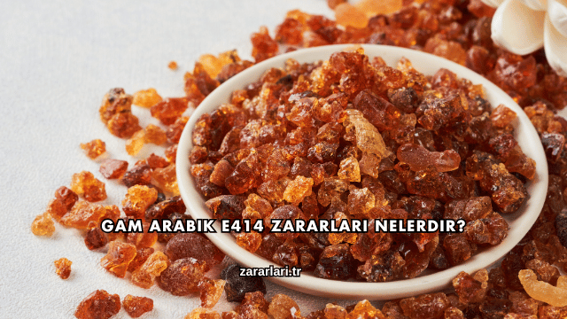 Gam Arabik E414 Zararları Nelerdir?