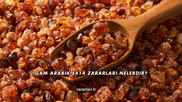 Gam Arabik E414 Zararları Nelerdir?