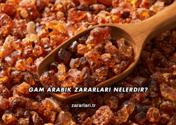 Gam Arabik Zararları Nelerdir?