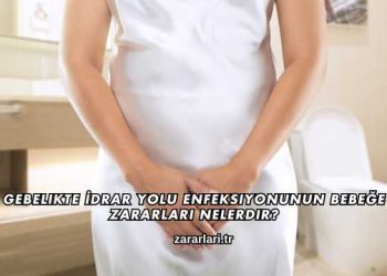 Gebelikte İdrar Yolu Enfeksiyonunun Bebeğe Zararları Nelerdir?