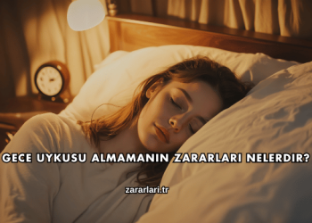 Gece Uykusu Almamanın Zararları Nelerdir?