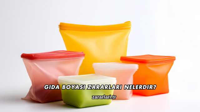 Gıda Boyası Zararları Nelerdir?