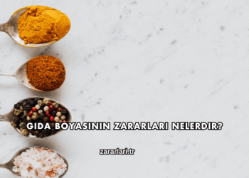 Gıda Boyasının Zararları Nelerdir?