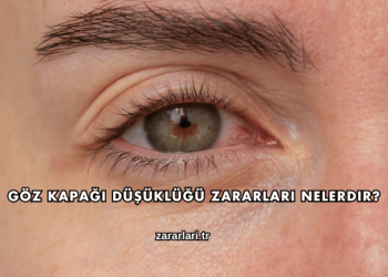Göz Kapağı Düşüklüğü Zararları Nelerdir?
