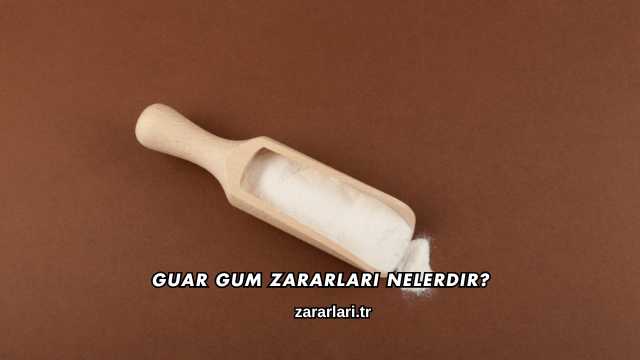 Guar Gum Zararları Nelerdir?