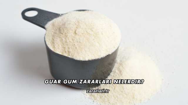Guar Gum Zararları Nelerdir?