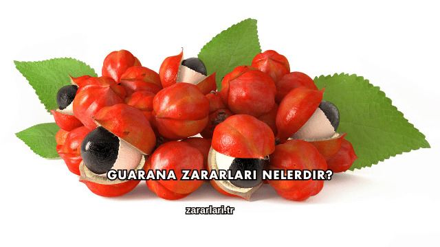 Guarana Zararları Nelerdir?
