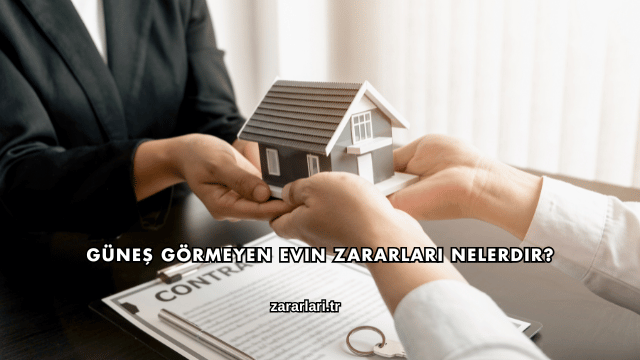 Güneş Görmeyen Evin Zararları Nelerdir?