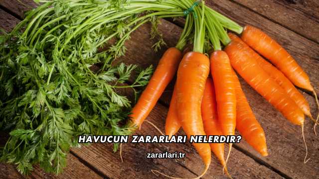 Havucun Zararları Nelerdir?
