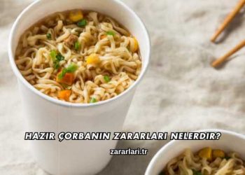 Hazır Çorbanın Zararları Nelerdir?