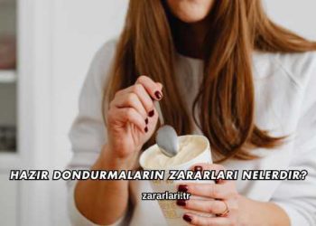 Hazır Dondurmaların Zararları Nelerdir?
