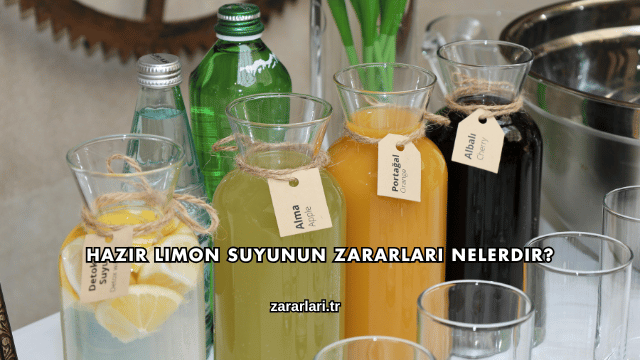 Hazır Limon Suyunun Zararları Nelerdir?