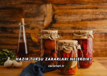 Hazır Turşu Zararları Nelerdir?