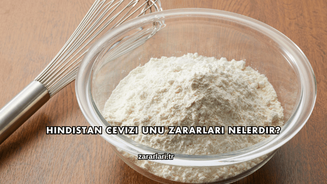 Hindistan Cevizi Unu Zararları Nelerdir?