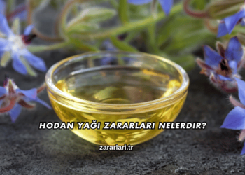 Hodan Yağı Zararları Nelerdir?