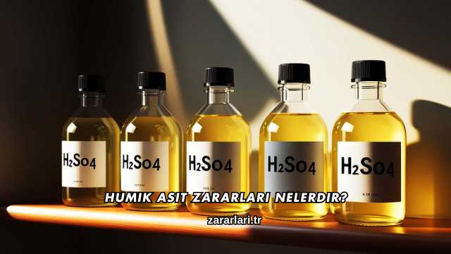 Humik Asit Zararları Nelerdir?