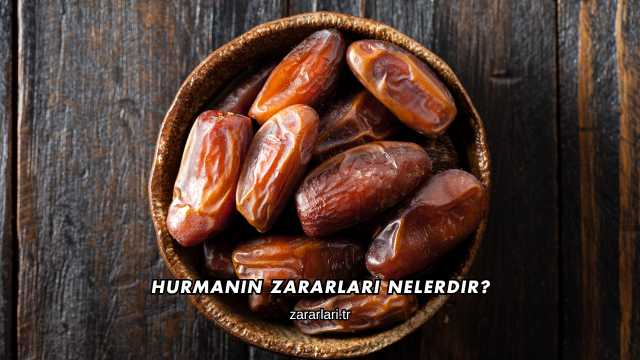 Hurmanın Zararları Nelerdir?