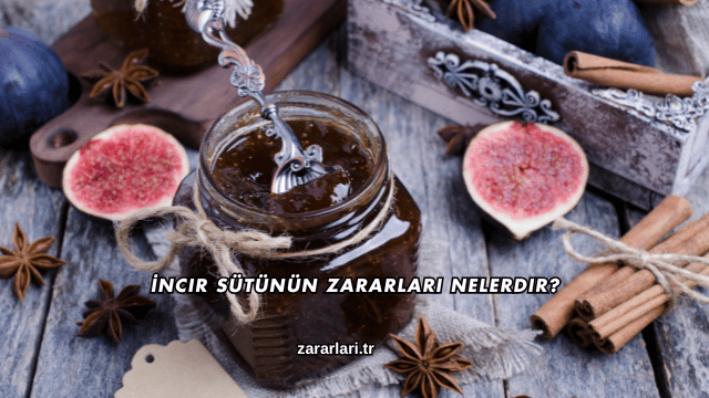 İncir Sütünün Zararları Nelerdir?