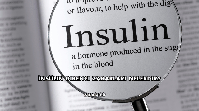 İnsülin Direnci Zararları Nelerdir?