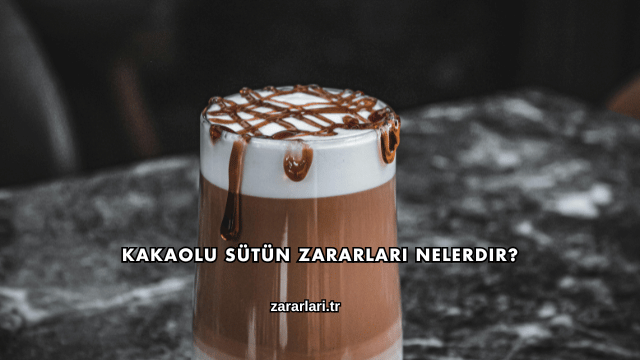 Kakaolu Sütün Zararları Nelerdir?
