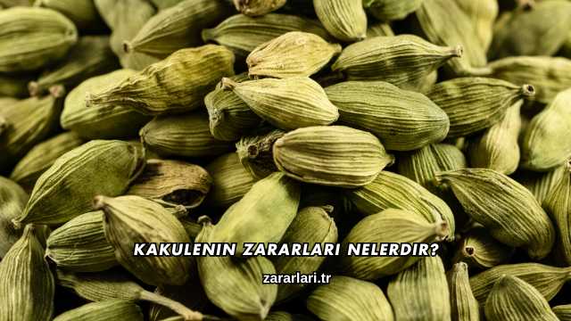 Kakulenin Zararları Nelerdir?