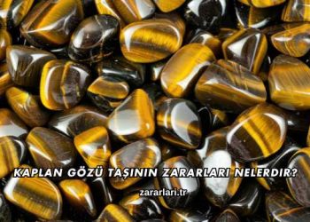 Kaplan Gözü Taşının Zararları Nelerdir?