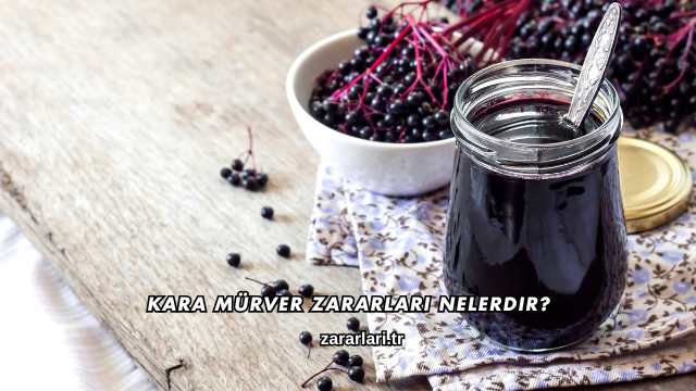Kara Mürver Zararları Nelerdir?