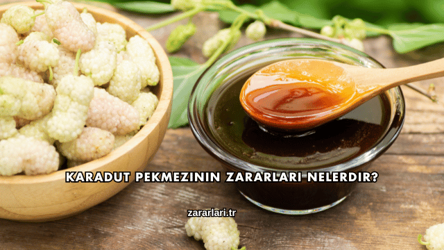 Karadut Pekmezinin Zararları Nelerdir?